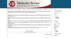 Desktop Screenshot of methodistreview.org