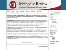 Tablet Screenshot of methodistreview.org